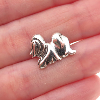 John Hardy 925 Sterling Silver Vintage 2006 Year of the Dog Tie Tack / Lapel Pin
