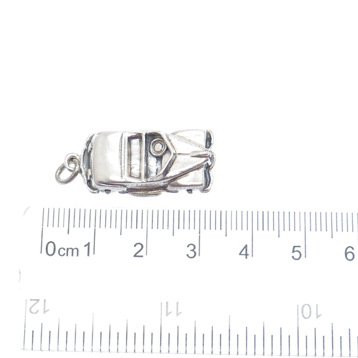 JEWELART 925 Sterling Silver Vintage Cabriolet Car Charm Pendant