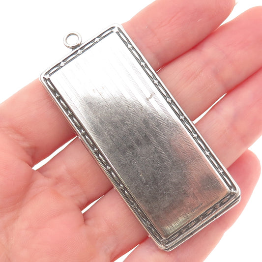 Carter Qvarnstrom & Remington 925 Sterling Antique Chatelaine Stamp Case Pendant