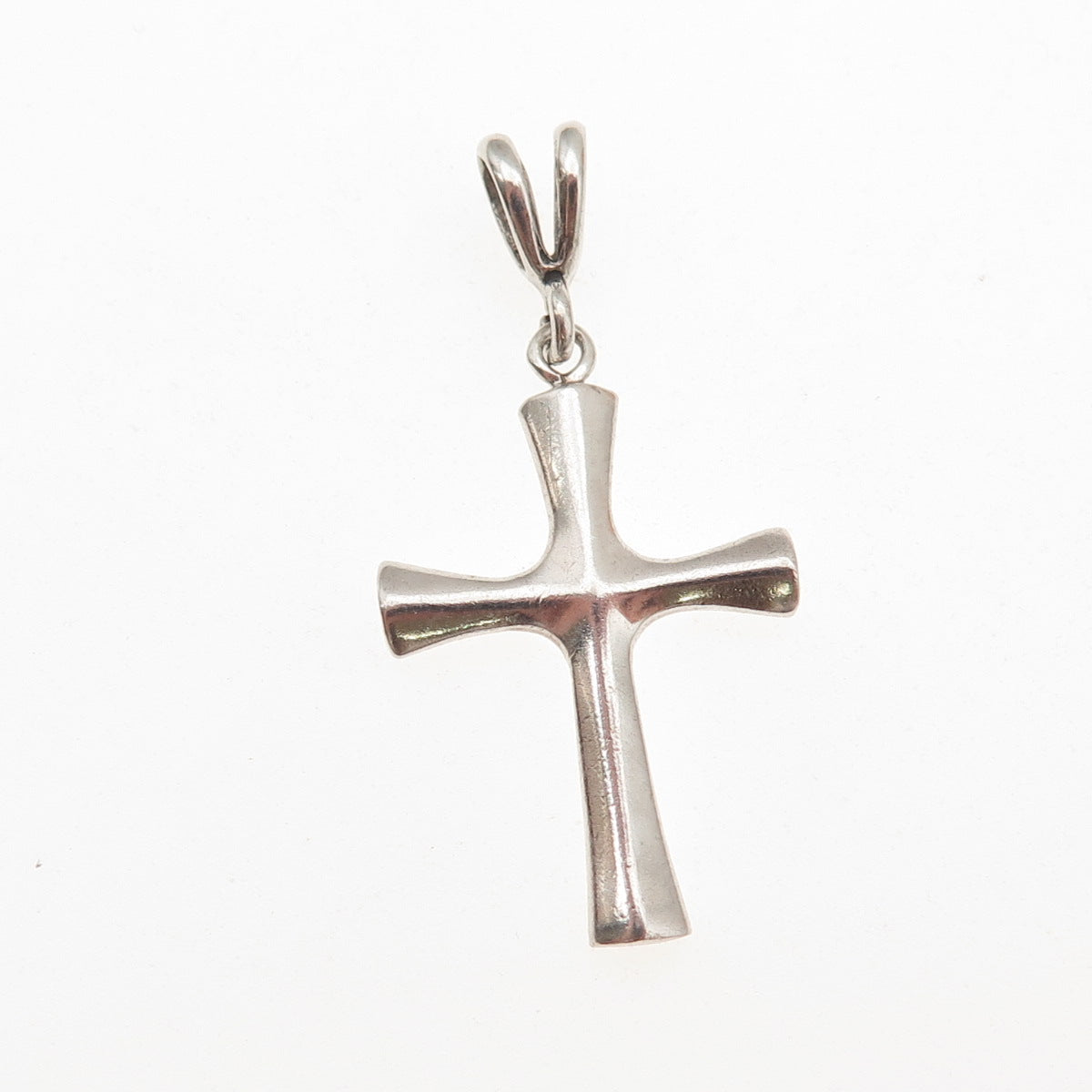925 Sterling Silver Vintage Cross Religious Charm Pendant