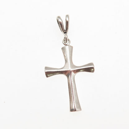 925 Sterling Silver Vintage Cross Religious Charm Pendant