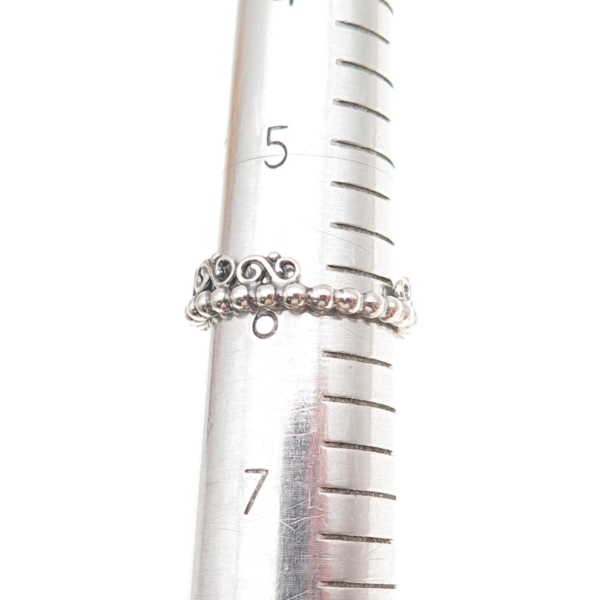 Pandora 925 Sterling Silver Round-Cut C Z Princess Tiara Ring Size 6