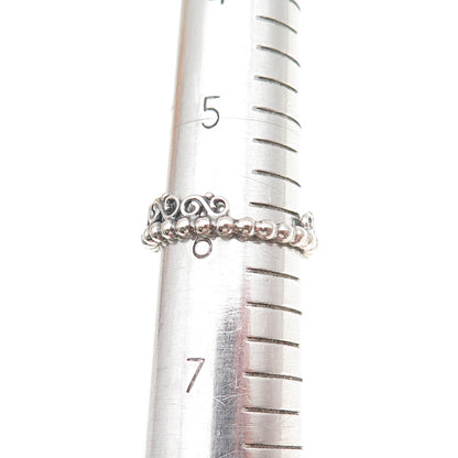 Pandora 925 Sterling Silver Round-Cut C Z Princess Tiara Ring Size 6