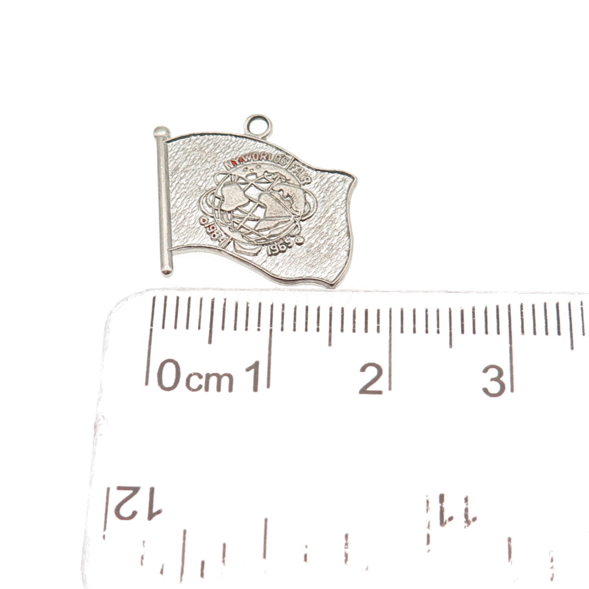 Elco Sterling Silver Vintage 1964-65 New York World's Fair Mini Charm Pendant