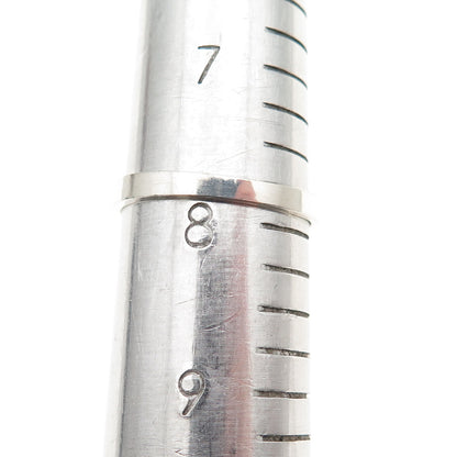 925 Sterling Silver Vintage Real Diamond Accent & Swiss Blue Topaz Ring Size 8