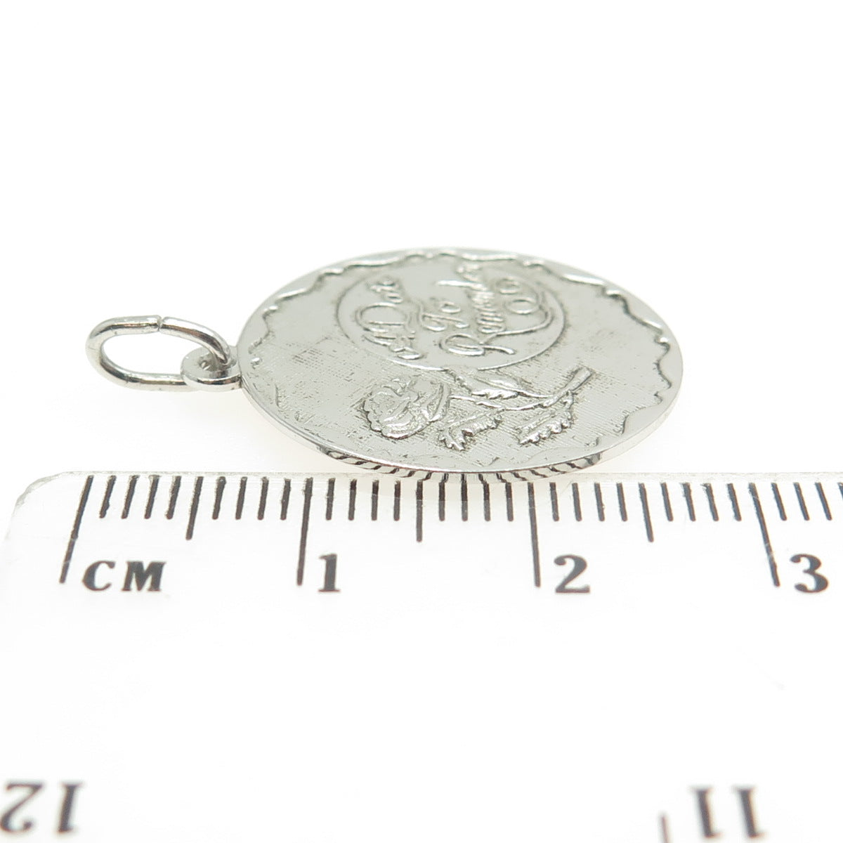 REMBRANDT MFG 925 Sterling Silver Vintage "A Date to Remember" Pendant