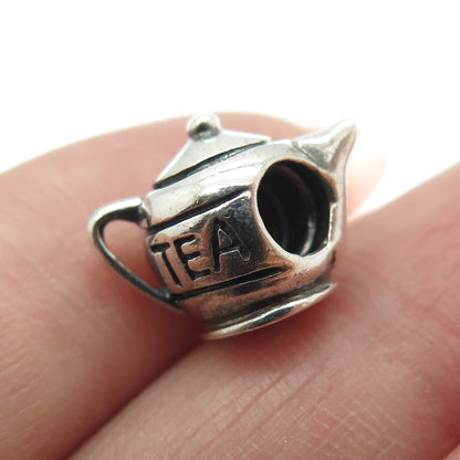 CHAMILIA 925 Sterling Silver Teapot Bead Charm