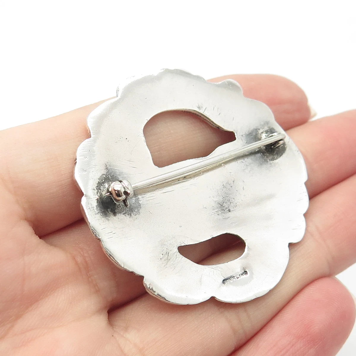 925 Sterling Silver Vintage Bird Pin Brooch