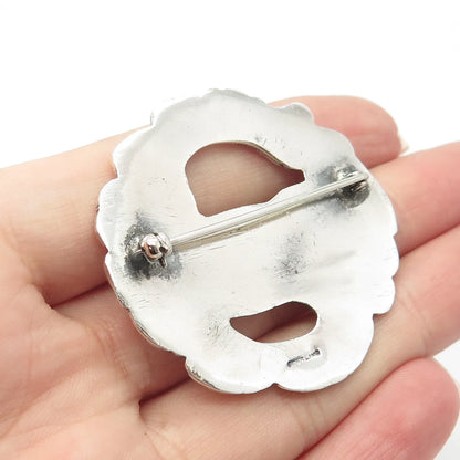 925 Sterling Silver Vintage Bird Pin Brooch