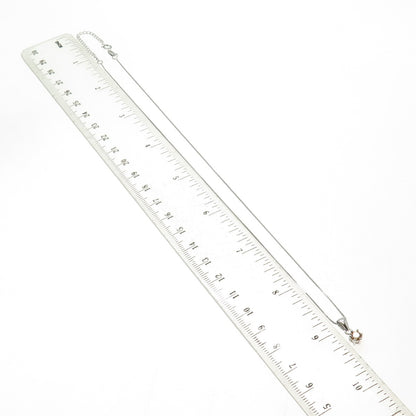 925 Sterling Silver Swarovski Imperial-Crystal Box Chain Necklace 16-18"