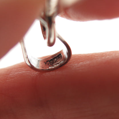 925 Sterling Silver Vintage Cross Religious Charm Pendant