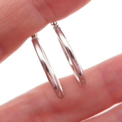 925 Sterling Silver Hoop Earrings