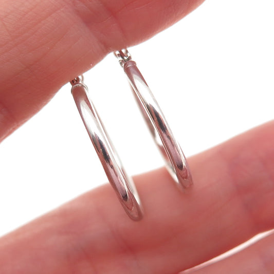 925 Sterling Silver Hoop Earrings