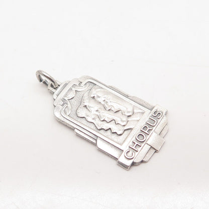 925 Sterling Silver Vintage Balfour "Chorus" Pendant