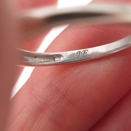 925 Sterling Silver Princess-Cut C Z Engagement Ring Size 7