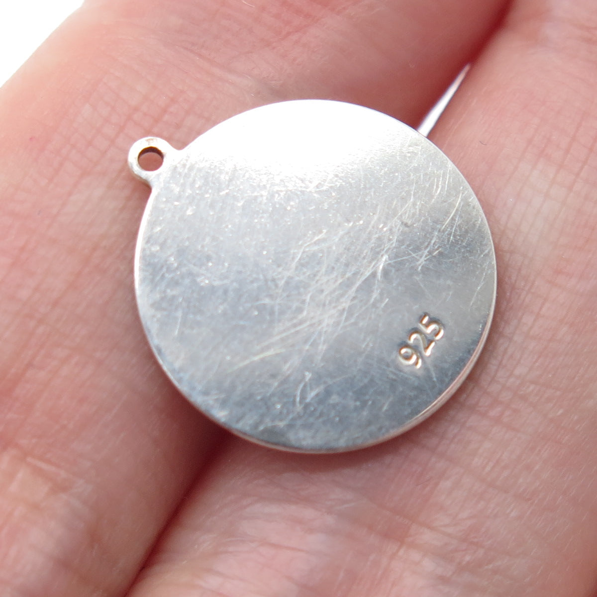 925 Sterling Silver Enamel Capricorn Zodiac Sign Minimalist Charm Pendant