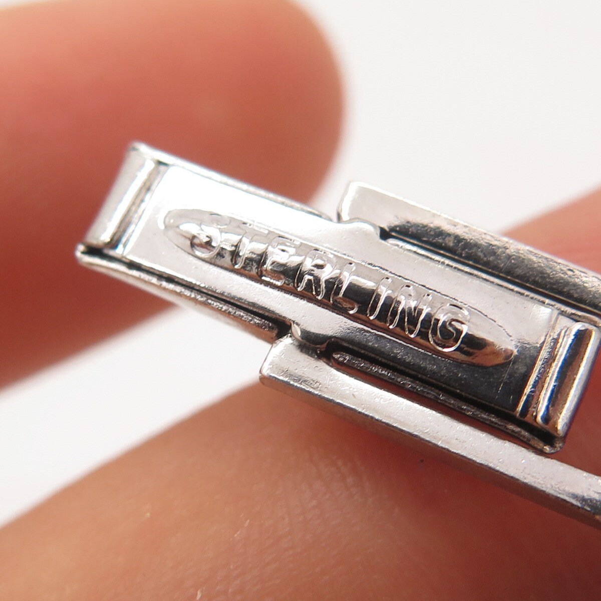 925 Sterling Silver Vintage Rectangle Cufflinks