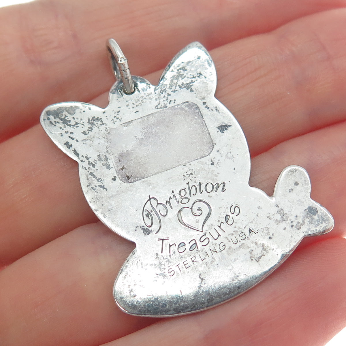 BRIGHTON 925 Sterling Silver Vintage Treasures Winnie the Pooh Tigger Pendant