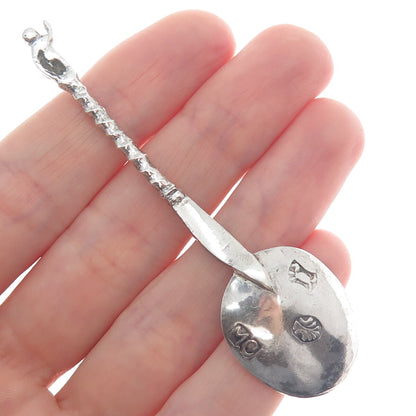 RINZE JANS SPAANSTRA 833 Silver Antique 19th Century Dutch Coffee Spoon