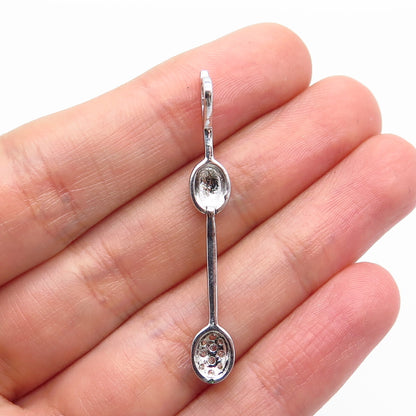 925 Sterling Silver C Z Slide Pendant