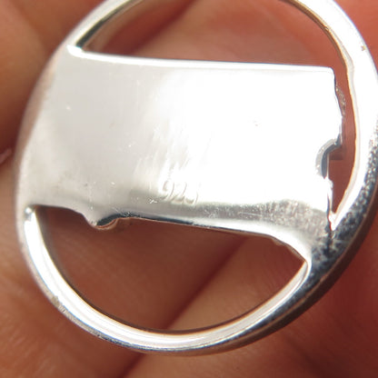 925 Sterling Silver Vintage "London 2015" Double-decker Bus Pendant
