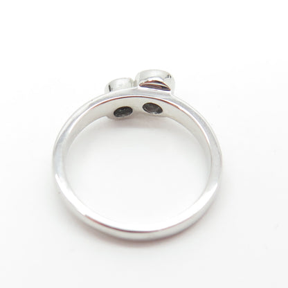 925 Sterling Silver Round-Cut C Z Ring Size 5