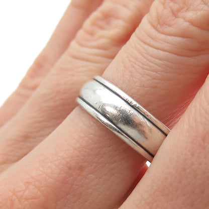 JAMES AVERY 925 Sterling Silver Vintage Wedding Band Ring Size 7