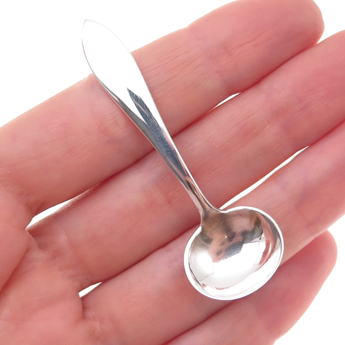 Watson 925 Sterling Silver Antique 1911 John Adams Salt & Spices Spoon