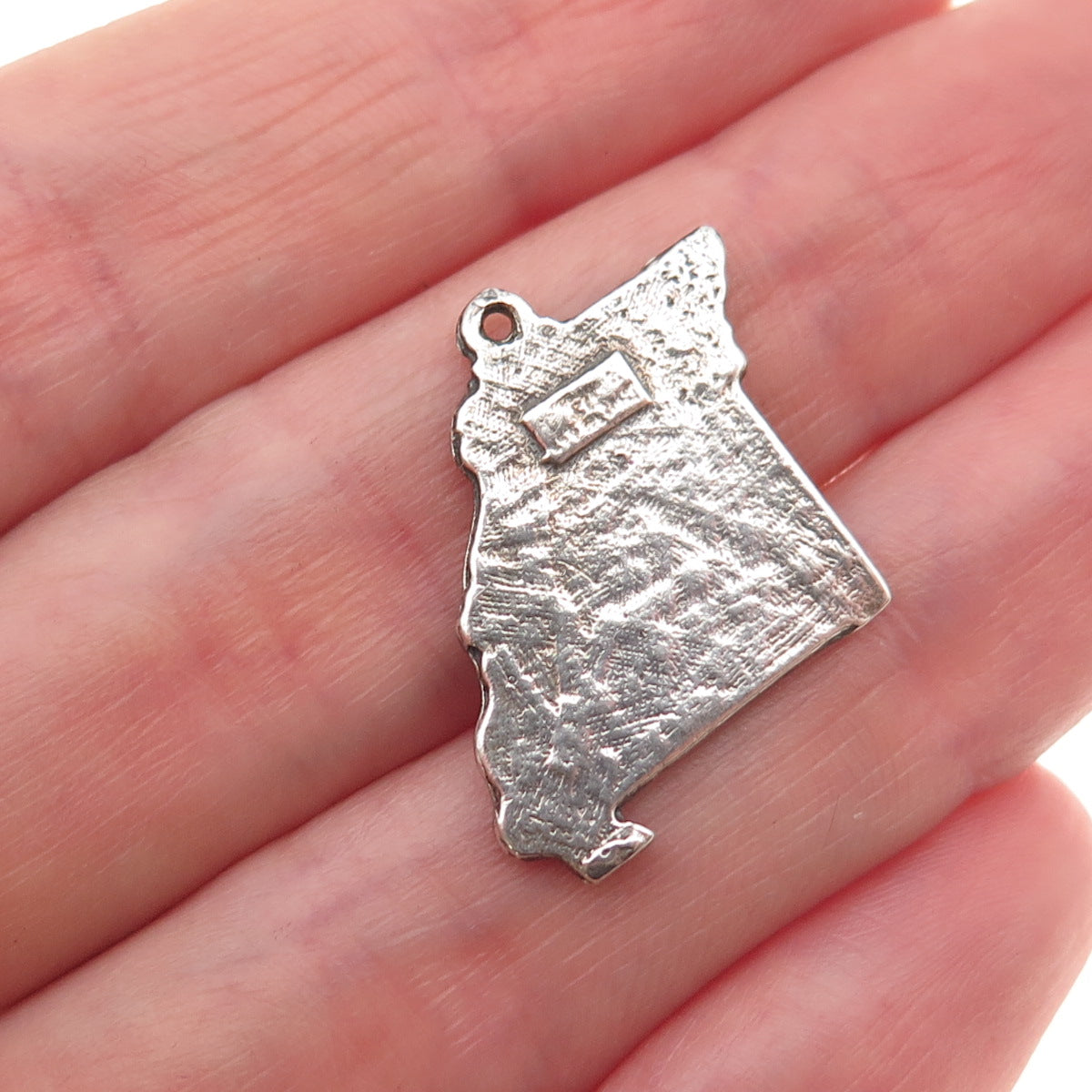 Bell Trading Post 925 Sterling Silver Vintage Missouri State Map Mini Pendant