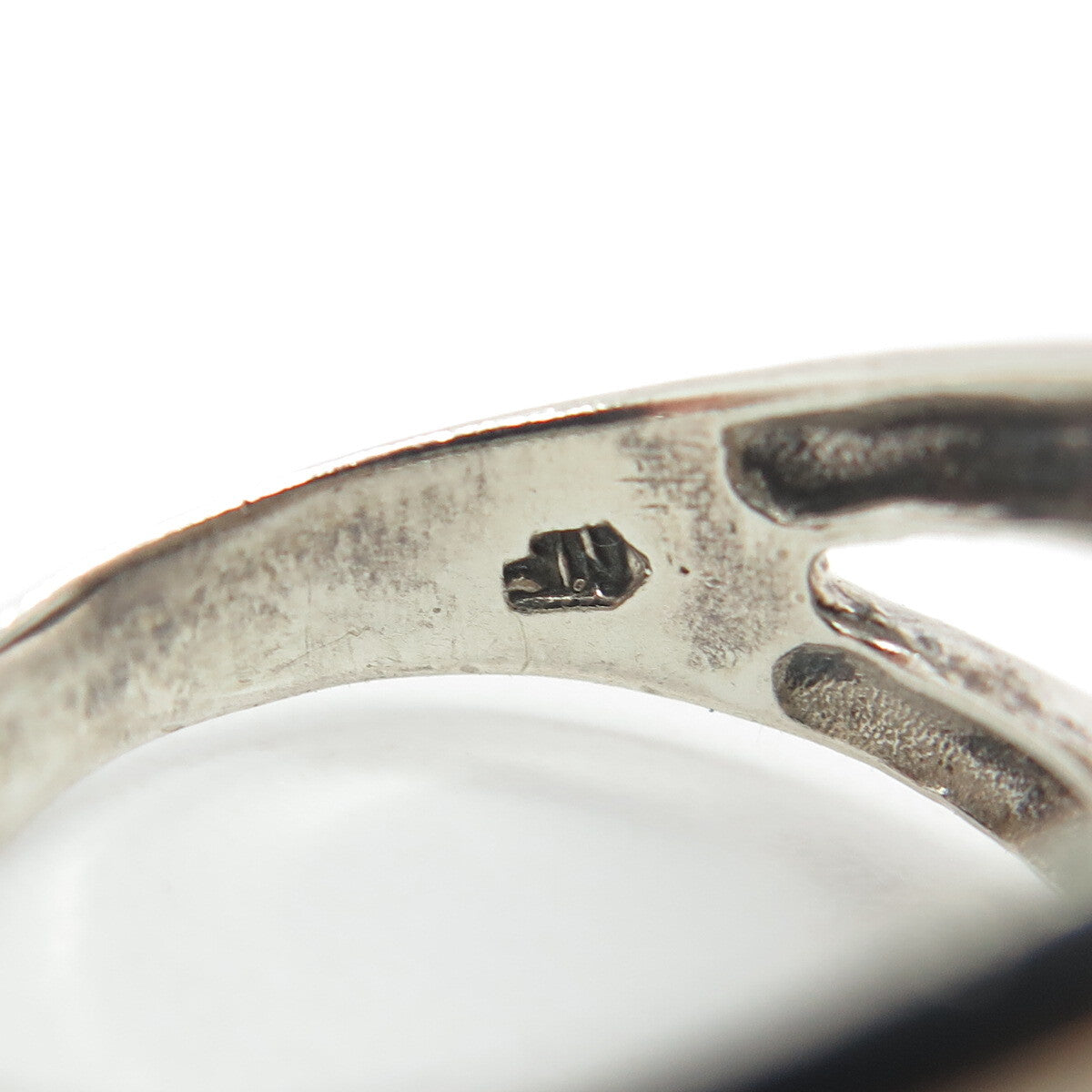 CHAPAL ZENRAY 925 Sterling Silver Vintage Modernist Knot Ring Size 7.25