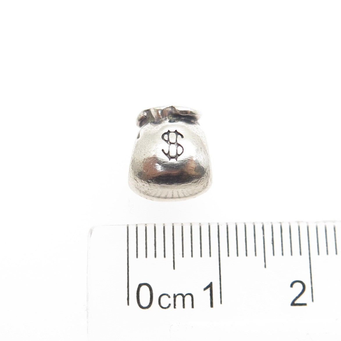 PANDORA 925 Sterling Silver Money Bag Bead Charm