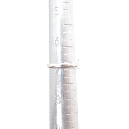 925 Sterling Silver Real Round-Cut Diamond Heart Promise Ring Size 7