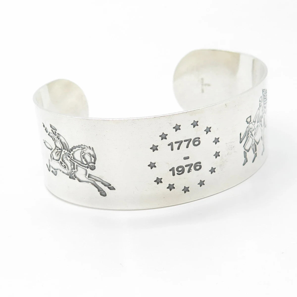 THE THOMAE CO 925 Sterling Silver Vintage 200 Years Independence Bracelet 7.5"