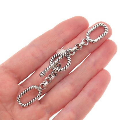 DP Doug Paulus 925 Sterling Silver Vintage Necklace Toggle Lock Clasp