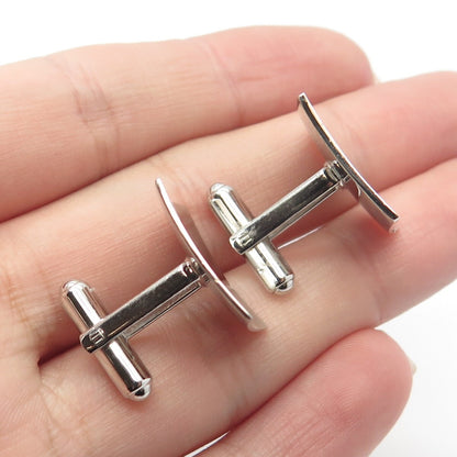925 Sterling Silver Vintage Square Cufflinks