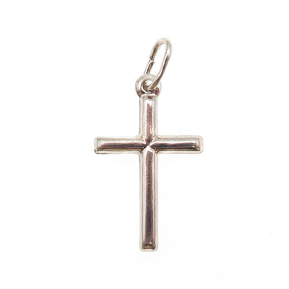 925 Sterling Silver Italy Cross Religious Charm Pendant