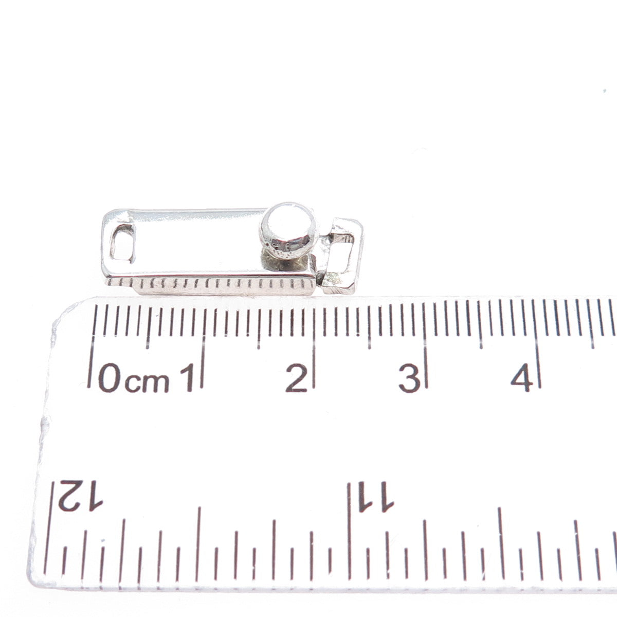 925 Sterling Silver Vintage Mexico Bracelet / Necklace Box Lock Clasp