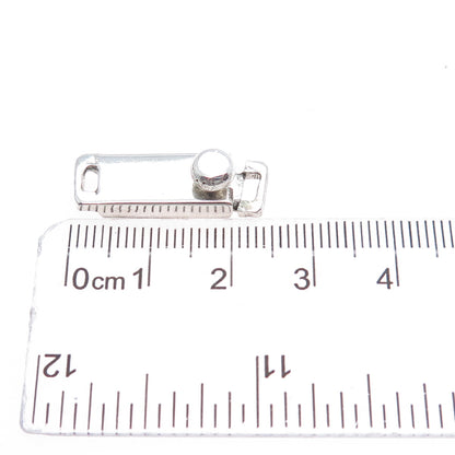 925 Sterling Silver Vintage Mexico Bracelet / Necklace Box Lock Clasp