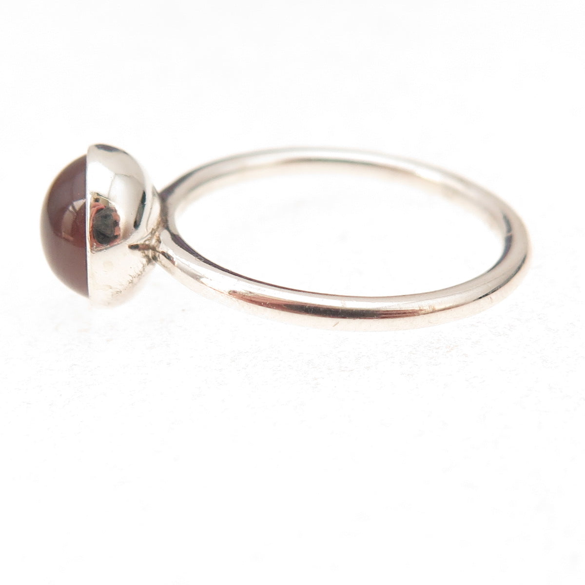 Pandora 925 Sterling Silver Rose Crystal Poetic Droplet Ring Size 6.75