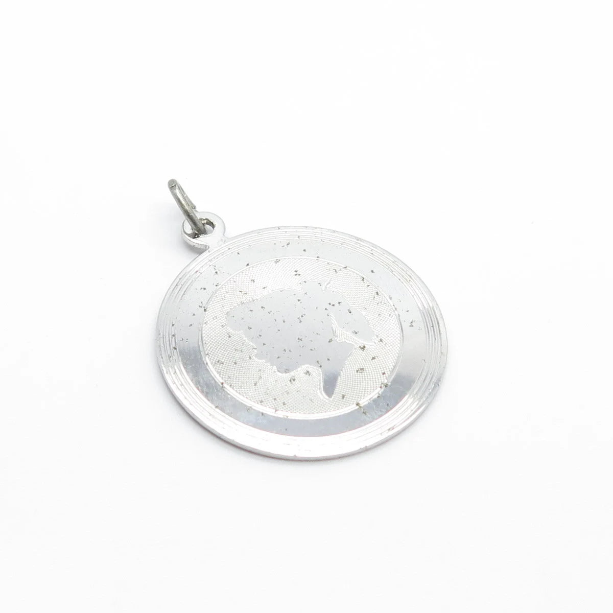 925 Sterling Silver Vintage Griffith & Sons Co Girl Profile Charm Pendant