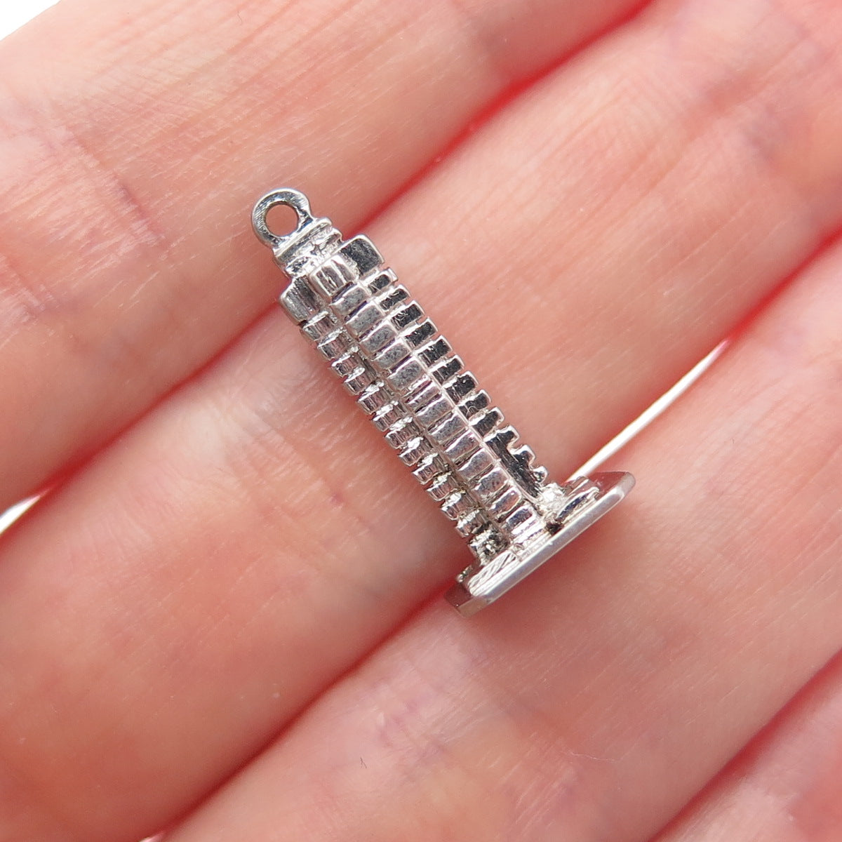 925 Sterling Silver Vintage Place Ville Marie Montreal Minimalist Charm Pendant