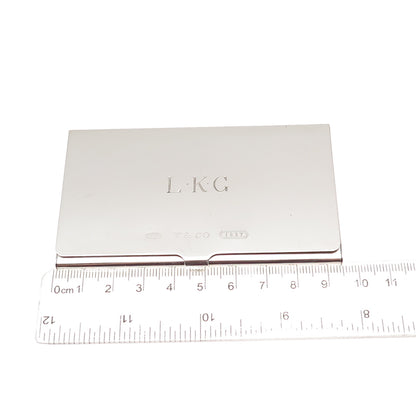 Tiffany & Co 1837 Collection 925 Sterling Vintage 1999 LKG Mono Card Case Holder