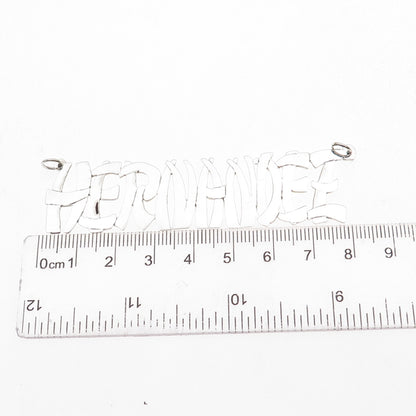 925 Sterling Silver Vintage Hernandez Nameplate Centerpiece Pendant