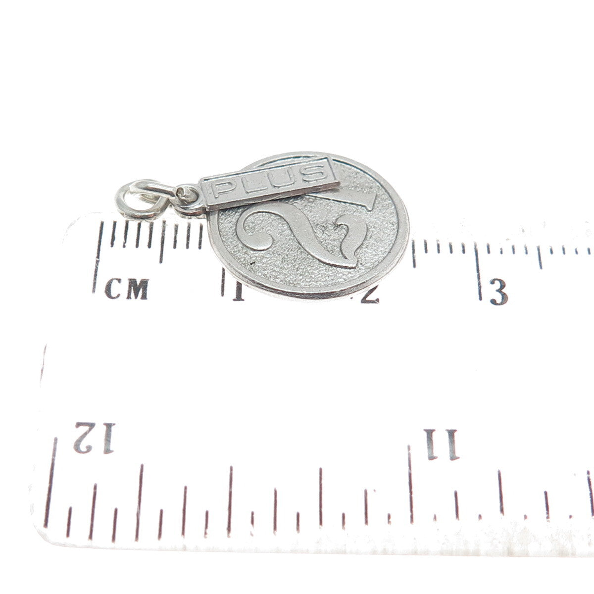 WELLS 925 Sterling Silver Vintage Lucky Number "21" Charm Pendant