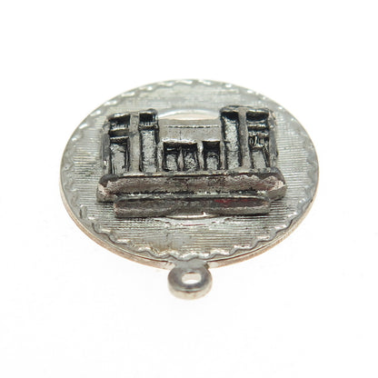 925 Sterling Silver Vintage Tram / Cable Car Pendant
