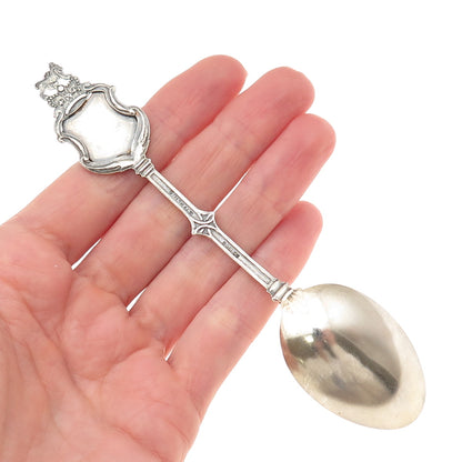925 Sterling Silver Antique 1906 Canada Enamel Stephen House Coffee Spoon