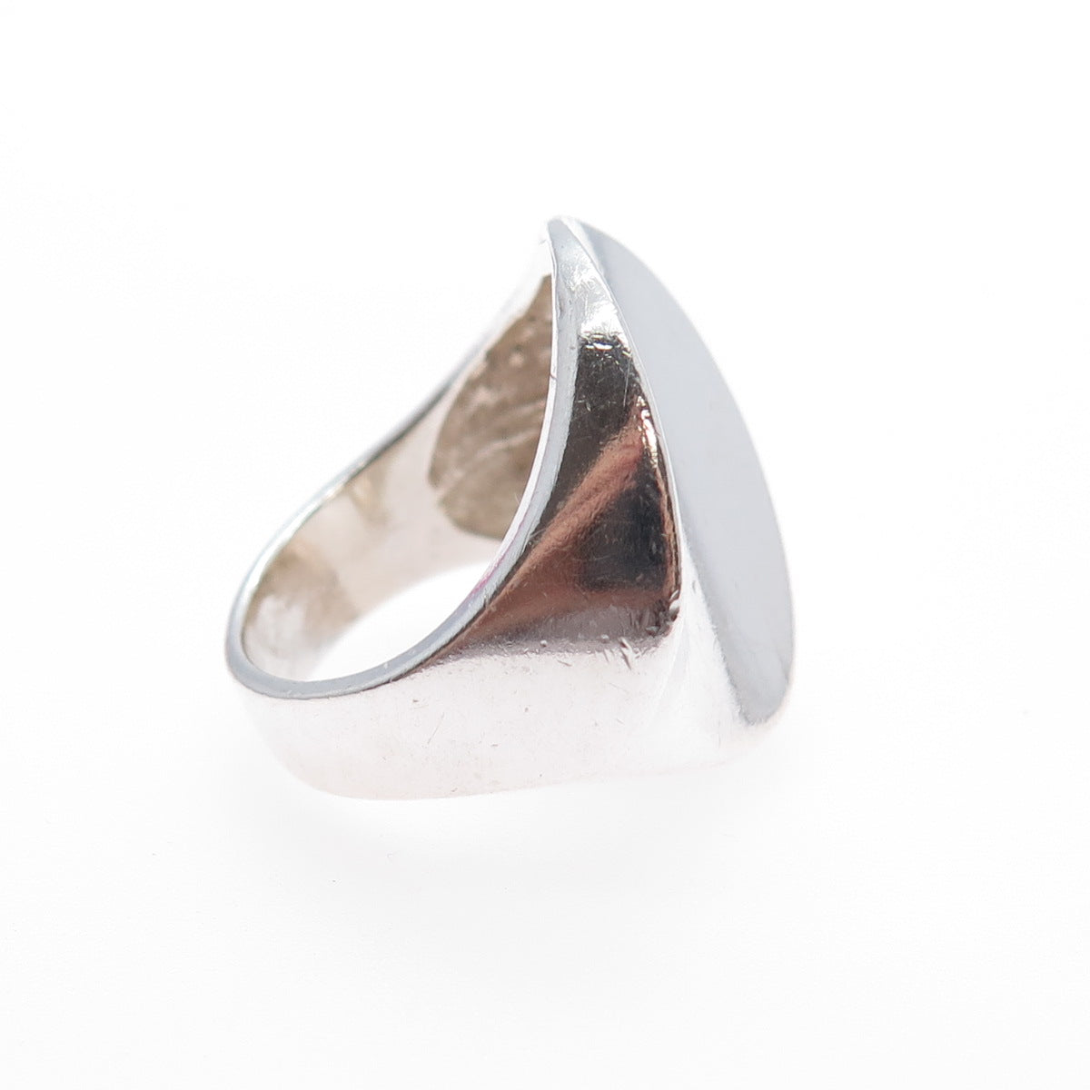 925 Sterling Silver Vintage Israel Modernist Ring Size 5.5