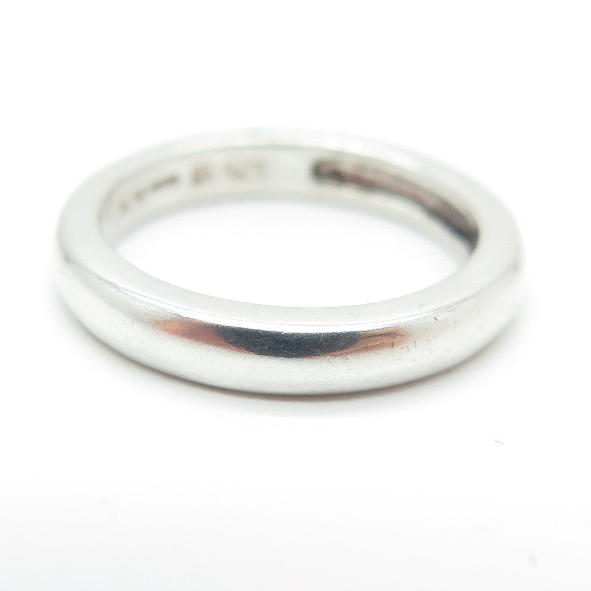 MICHELLE ALBALA 925 Sterling Silver Vintage Classic Wedding Band Ring Size 6