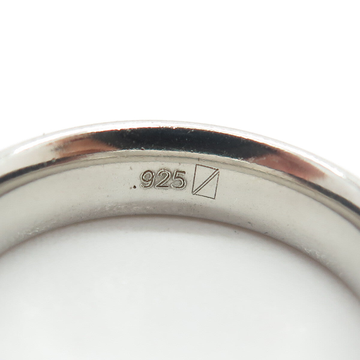 925 Sterling Silver Classic Wedding Band Ring Size 7.25
