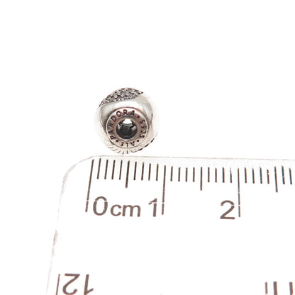 Pandora 925 Sterling Silver C Z Essence Happiness Slide Bead Charm